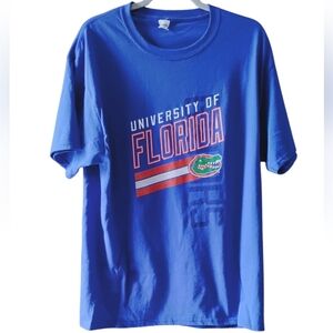 University of Florida Hanes Blue Tee shirt Size L NWT